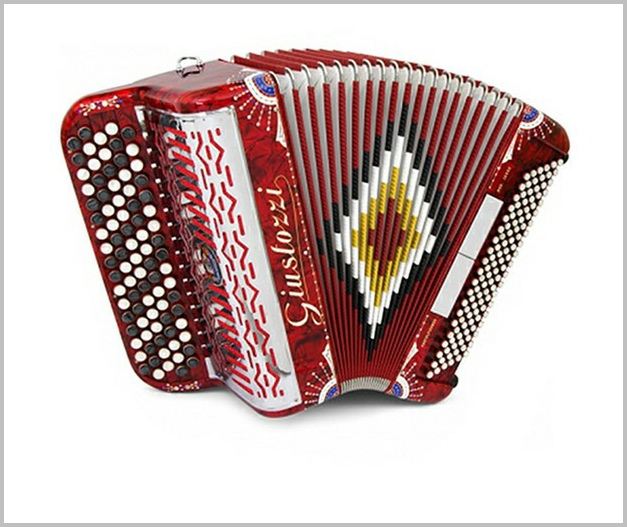 Giustozzi Mod 3225/CF French Chromatic Accordion