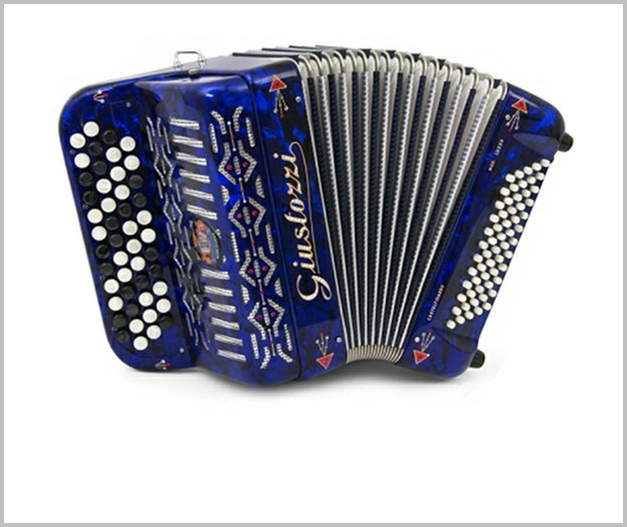Giustozzi Mod 3195/CF French Chromatic Accordion