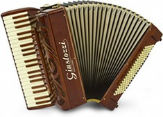 Giustozzi Mod 12/L Wood "Resonance" Piano Accordion