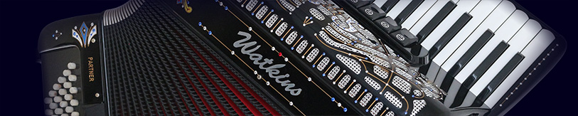 Watkins Partner Super M 96 Bass Piano Accordion - Accordion Lounge