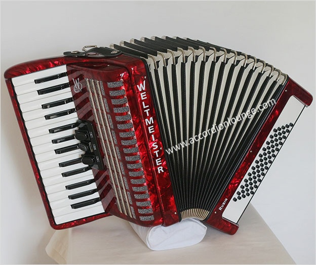 Weltmeister Rubin 60 Bass Piano Accordion - Accordion Lounge