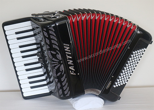 Fantini SP/0 72 Bass Piano Accordion