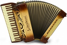 Giustozzi Mod 13/L Wood "Resonance" Piano Accordion