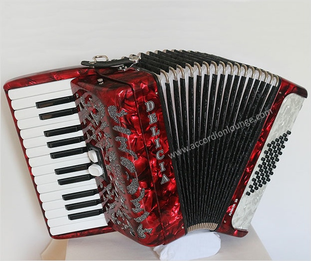 Delicia Junior 26  48 Bass Piano Accordion - Accordion Lounge