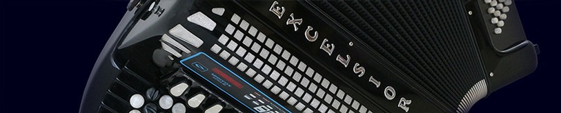 Excelsior Midivox 3  96 Bass Chromatic Button Accordion - Accordion Lounge