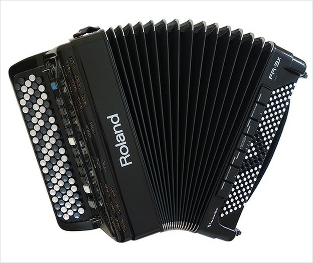 Roland FR-3XB 120 Bass Compact V-Accordion - Click to Enlarge Roland FR-3XB 120 Bass Compact V-Accordion - Accordion Lounge