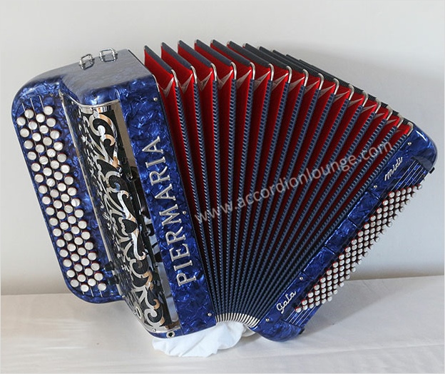 Piermaria Gala Midi 96 Bass Chromatic Button Accordion - Accordion Lounge