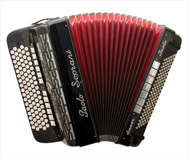 Paolo Soprani Internazionale IV 120 Bass Chromatic Button Accordion - Accordion Lounge
